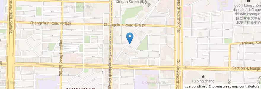 Mapa de ubicacion de hooters en Taïwan, Nouveau Taipei, Taipei, District De Songshan.