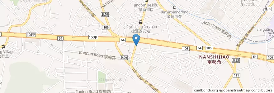 Mapa de ubicacion de 海力士牛凍 en Tayvan, 新北市, 中和區.