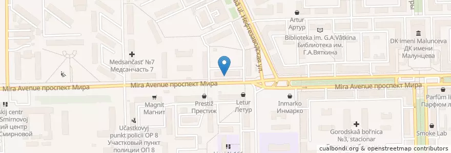 Mapa de ubicacion de Elki en Rússia, Distrito Federal Siberiano, Омская Область, Омский Район, Городской Округ Омск.