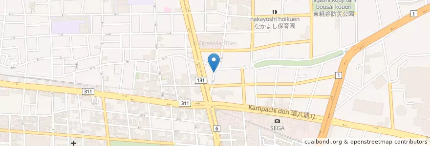 Mapa de ubicacion de くすりの大鳥居 en Jepun, 東京都, 大田区.