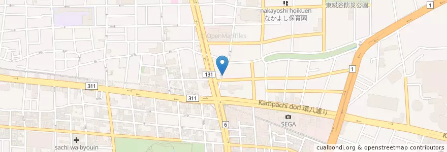 Mapa de ubicacion de 炭火囲炉裏かたりべ en Japan, Tokyo, Ota.