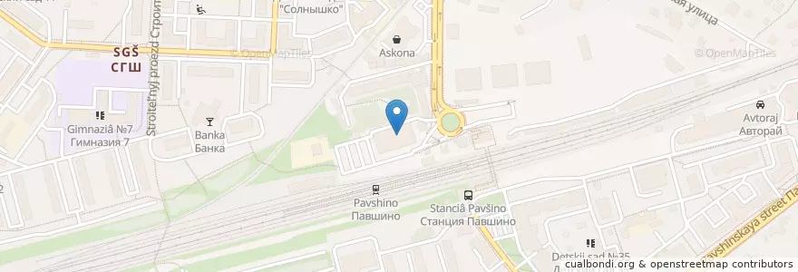 Mapa de ubicacion de ВекФарм en Rusia, Центральный Федеральный Округ, Московская Область, Городской Округ Красногорск.