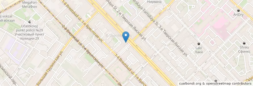 Mapa de ubicacion de Столички en Rusland, Centraal Federaal District, Moskou, Центральный Административный Округ, Тверской Район.