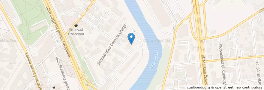 Mapa de ubicacion de Восточный банк en Rusia, Distrito Federal De Siberia, Omsk, Омский Район, Городской Округ Омск.