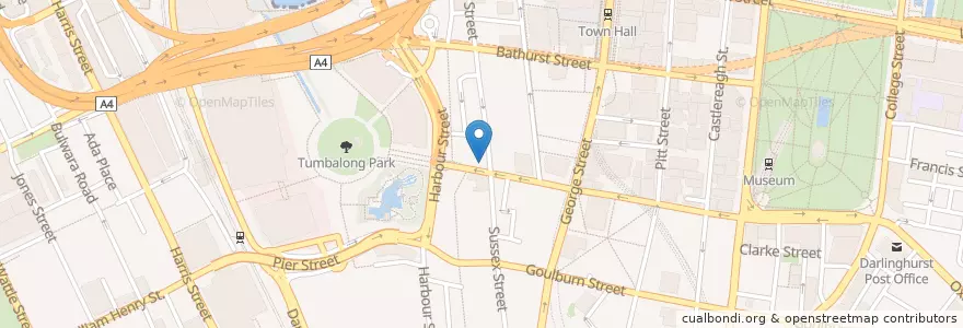 Mapa de ubicacion de Sushi Rio en Australië, Nieuw-Zuid-Wales, Council Of The City Of Sydney, Sydney.