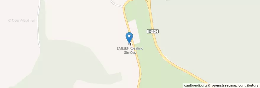 Mapa de ubicacion de EMEIEF Rosalino Simões en Brezilya, Güneydoğu Bölgesi, Espírito Santo, Microrregião Guarapari, Região Geográfica Intermediária De Vitória, Anchieta.