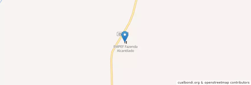 Mapa de ubicacion de EMPEF Fazenda Alcantilado en Brezilya, Güneydoğu Bölgesi, Espírito Santo, Região Geográfica Intermediária De Cachoeiro De Itapemirim, Microrregião Caparaó, Guaçuí.