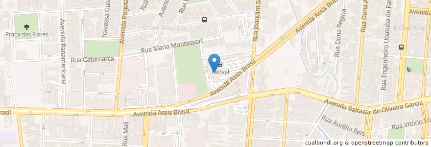 Mapa de ubicacion de Banco 24 Horas en 巴西, 南部, 南里奥格兰德, Região Metropolitana De Porto Alegre, Região Geográfica Intermediária De Porto Alegre, Região Geográfica Imediata De Porto Alegre, 阿雷格里港.