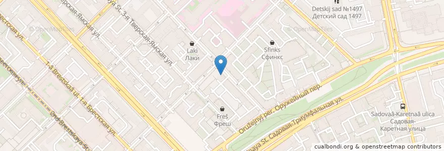 Mapa de ubicacion de 13° en Россия, Центральный Федеральный Округ, Москва, Центральный Административный Округ, Тверской Район.