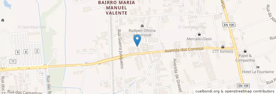 Mapa de ubicacion de Centro de Ajuda Espiritual en Portekiz, Aveiro, Centro, Baixo Vouga, Ovar, Esmoriz.