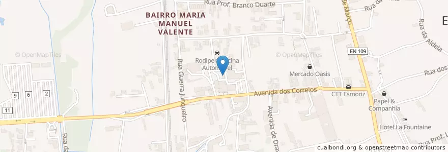 Mapa de ubicacion de Clínica Médica Bombeiros Voluntários de Esmoriz en پرتغال, Aveiro, Centro, Baixo Vouga, Ovar, Esmoriz.