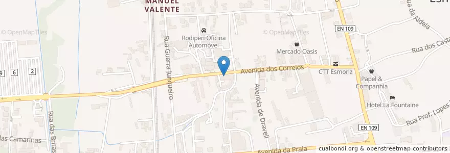Mapa de ubicacion de Millennium bcp en 포르투갈, Aveiro, Centro, Baixo Vouga, Ovar, Esmoriz.