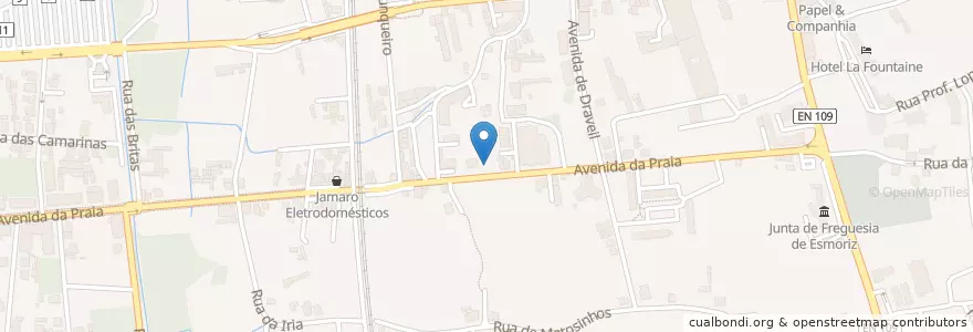 Mapa de ubicacion de Creche A Nossa Casa en 葡萄牙, Aveiro, Centro, Baixo Vouga, Ovar, Esmoriz.