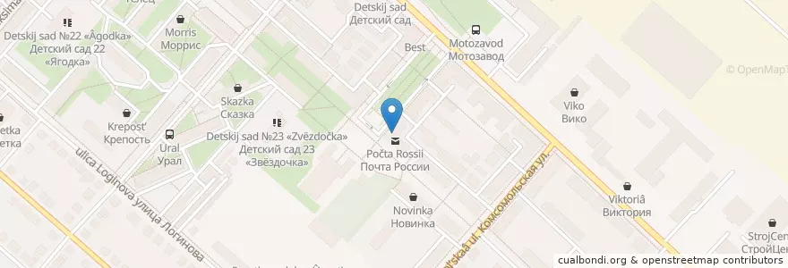 Mapa de ubicacion de Закусочная en Russland, Föderationskreis Ural, Oblast Swerdlowsk, Восточный Управленческий Округ, Городской Округ Ирбитское, Городской Округ Ирбит.