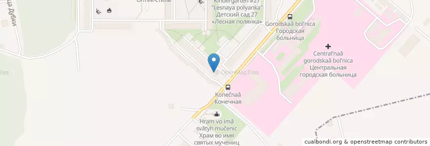 Mapa de ubicacion de Почта России en Russia, Ural Federal District, Sverdlovsk Oblast, Восточный Управленческий Округ, Irbitsky District, Городской Округ Ирбит.