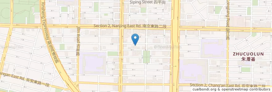 Mapa de ubicacion de Give Me Pie en Taiwán, Nuevo Taipéi, Taipéi, 中山區.