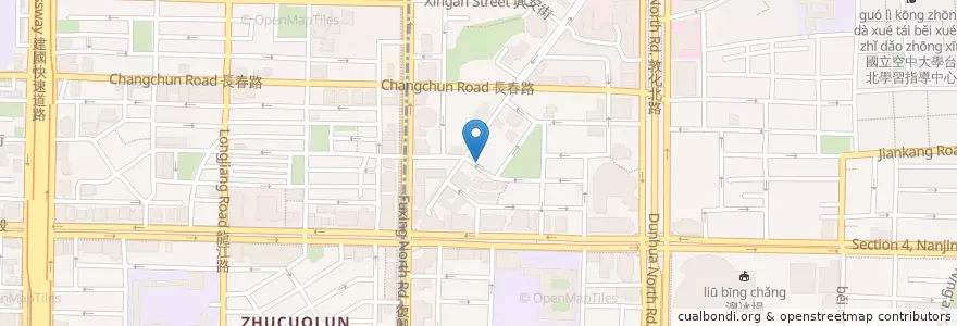 Mapa de ubicacion de 咰賞風尚鐵板燒 en Taiwan, Nuova Taipei, Taipei, Distretto Di Songshan.