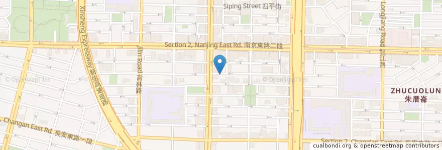 Mapa de ubicacion de 大摩尼 en Taiwan, 新北市, Taipei, 中山區.