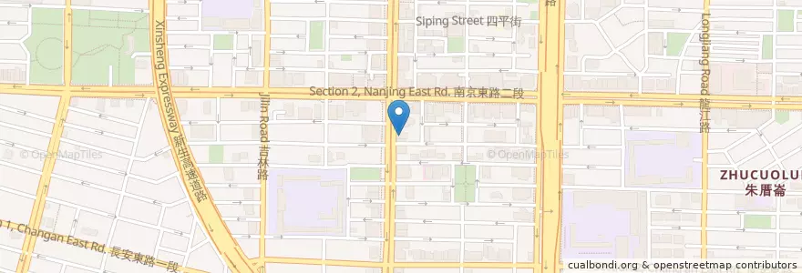 Mapa de ubicacion de 永約教會 en Tayvan, 新北市, Taipei, 中山區.
