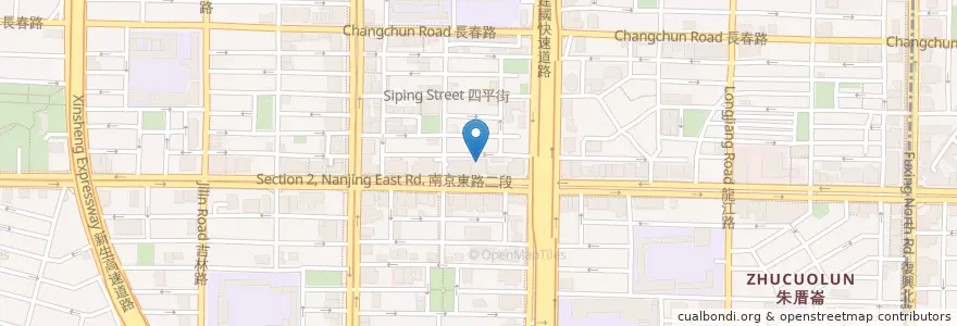 Mapa de ubicacion de 臺灣聯通 en Taiwan, 新北市, Taipé, 中山區.