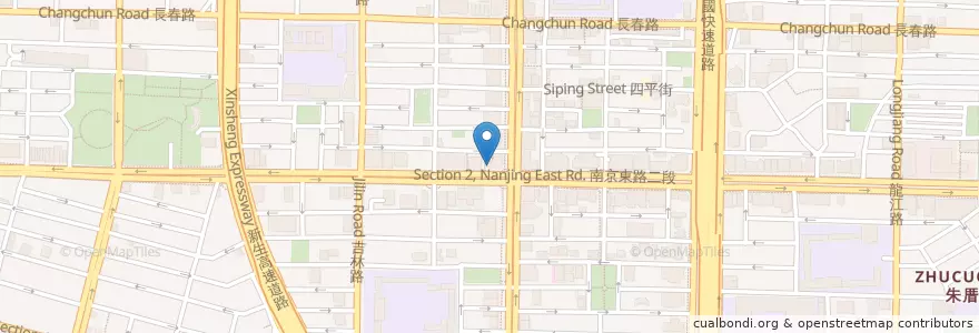 Mapa de ubicacion de くら寿司 台北‧松江南京店 en 台湾, 新北市, 台北市, 中山区.