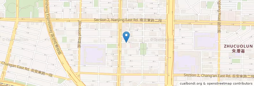 Mapa de ubicacion de 93巷人文空間 en 台湾, 新北市, 台北市, 中山区.