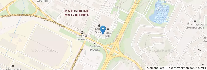 Mapa de ubicacion de Фото услуги en Russie, District Fédéral Central, Oblast De Moscou, Moscou, Зеленоградский Административный Округ, Район Матушкино.