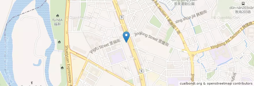 Mapa de ubicacion de 和田日式料理 en Taiwan, 新北市, Taipé, 文山區.