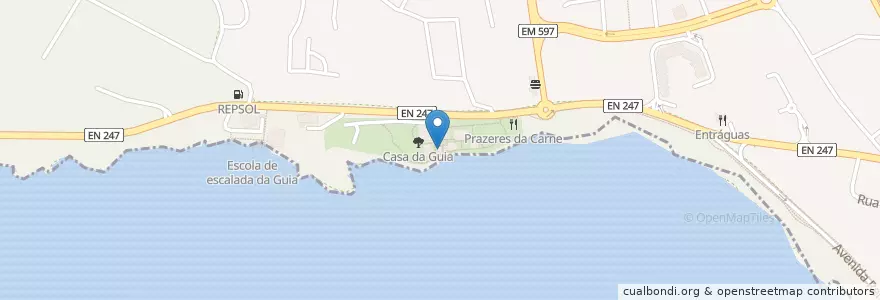 Mapa de ubicacion de Jammin en 포르투갈, Área Metropolitana De Lisboa, Lisboa, Grande Lisboa, Cascais, Cascais E Estoril.