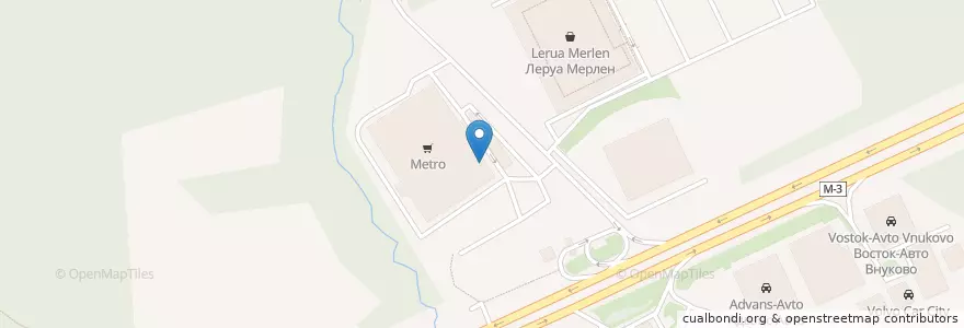 Mapa de ubicacion de Элекснет en Russie, District Fédéral Central, Moscou, Новомосковский Административный Округ, Поселение Московский.