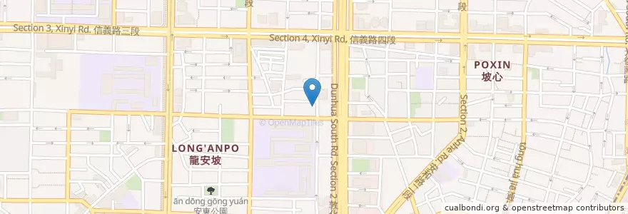 Mapa de ubicacion de La Petite Chambre en تايوان, تايبيه الجديدة, تايبيه, 大安區.