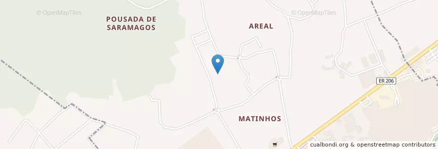 Mapa de ubicacion de Pousada de Saramagos en Португалия, Северный, Braga, Ave, Vila Nova De Famalicão, Pousada De Saramagos.