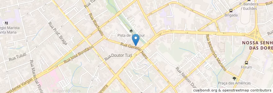 Mapa de ubicacion de Centro de Radiologia Odontológica en ブラジル, 南部地域, リオグランデ・ド・スル, Região Geográfica Intermediária De Santa Maria, Região Geográfica Imediata De Santa Maria, Santa Maria.