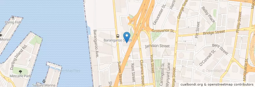 Mapa de ubicacion de Foyer en Australia, New South Wales, Sydney.