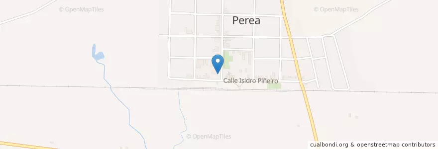 Mapa de ubicacion de Circulo Social Obrero Perea en Cuba, Sancti Spiritus, Yaguajay.