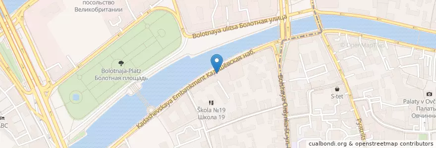 Mapa de ubicacion de J & T Bank en Россия, Центральный Федеральный Округ, Москва, Центральный Административный Округ, Район Якиманка.