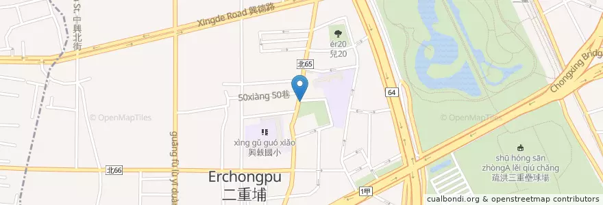Mapa de ubicacion de 先嗇宮 en 台湾, 新北市.
