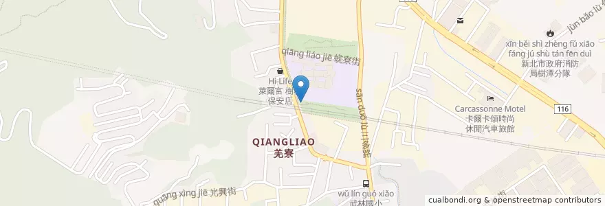Mapa de ubicacion de 光華公園 en 臺灣, 新北市, 樹林區.