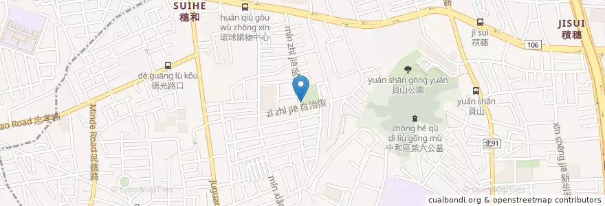 Mapa de ubicacion de 民享藝文特區 en Taiwan, 新北市, 中和區, 板橋區.
