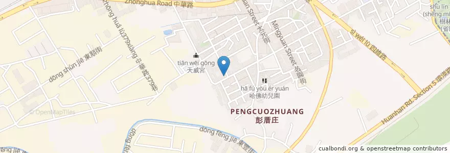 Mapa de ubicacion de 飽寶堡 en Taiwan, New Taipei, Shulin District.