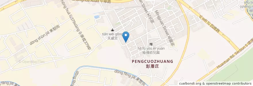 Mapa de ubicacion de 麥味登精緻早餐 en تايوان, تايبيه الجديدة, 樹林區.