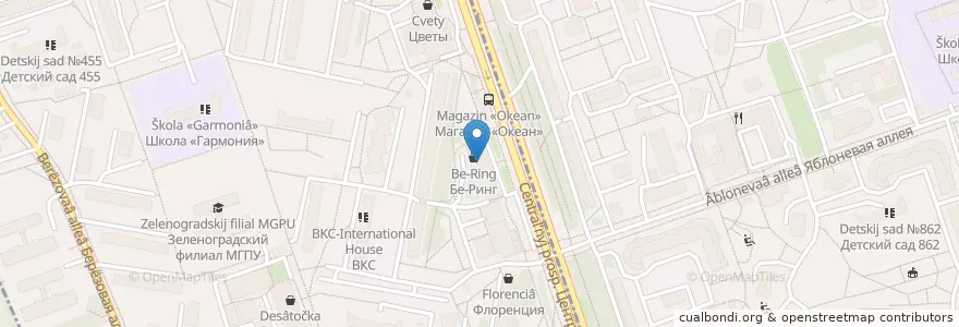 Mapa de ubicacion de Доктор Столетов en Rusland, Centraal Federaal District, Oblast Moskou, Moskou, Зеленоградский Административный Округ.