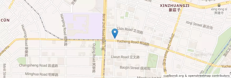 Mapa de ubicacion de 佐佐義 en Taïwan, Kaohsiung, 左營區.