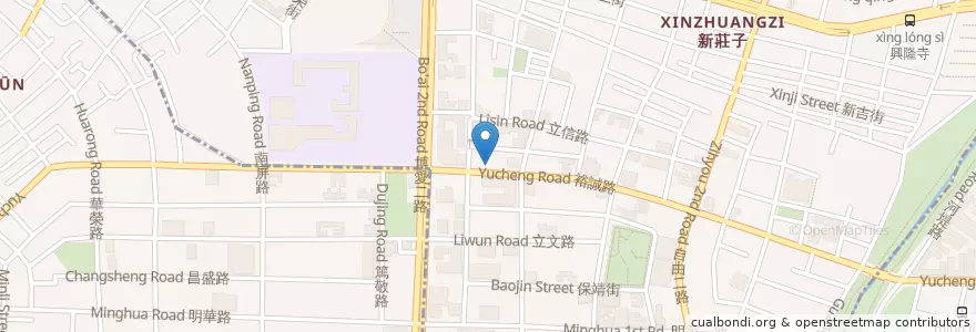 Mapa de ubicacion de 合申堂中醫 en Taiwan, Kaohsiung, 左營區.