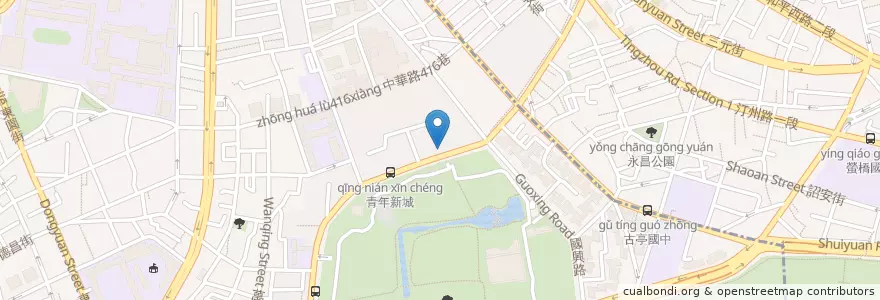 Mapa de ubicacion de 康之友藥局 en تایوان, 新北市, تایپه, 萬華區.