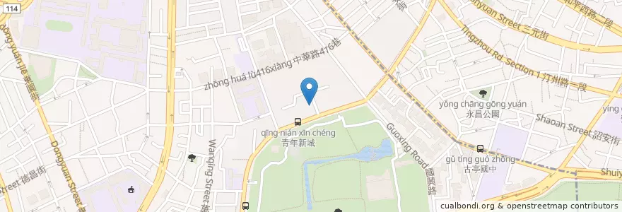 Mapa de ubicacion de 御香園餐廳 en Taiwan, 新北市, Taipé, 萬華區.