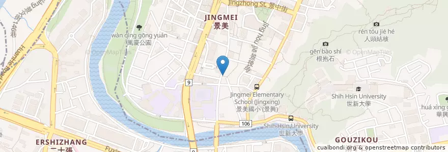 Mapa de ubicacion de 祖傳牛肉麵 en 臺灣, 新北市, 文山區.