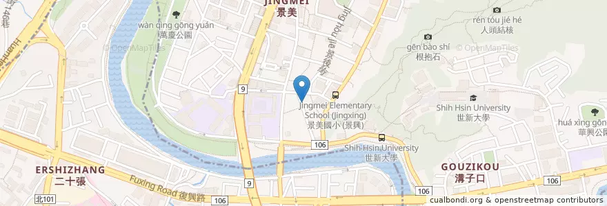 Mapa de ubicacion de 秀夫丼飯 en 臺灣, 新北市, 文山區.
