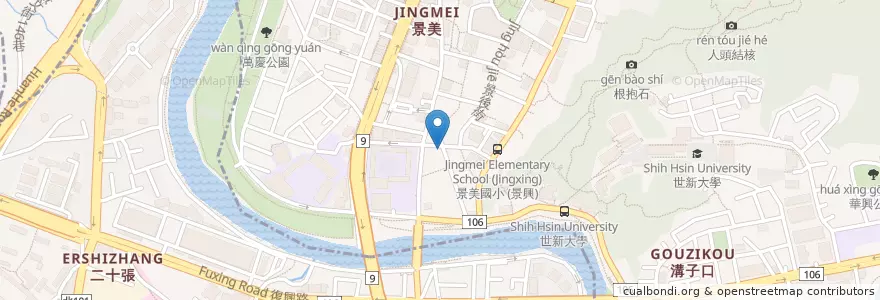 Mapa de ubicacion de 阿泔麵線 en تايوان, تايبيه الجديدة, 文山區.