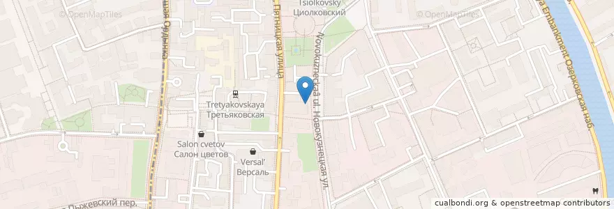 Mapa de ubicacion de KillFish en Rusia, Distrito Federal Central, Москва, Distrito Administrativo Central, Район Замоскворечье.